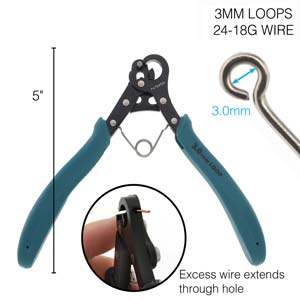 Beadsmith One Step Big Looper Pliers - 3mm Loops