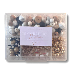 Medium DIY Craft Kit - Black & Gold Luxe Moon