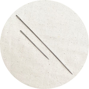 Large Eye Crafting Needle Threader (2 sizes) - Stainless Steel - Each