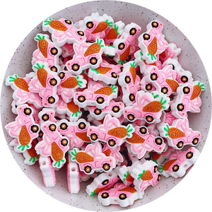 Happy Easter Carrot Truck - 2 beads