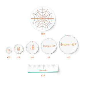 ImpressArt Stamp Sticker Guides - 1 Book