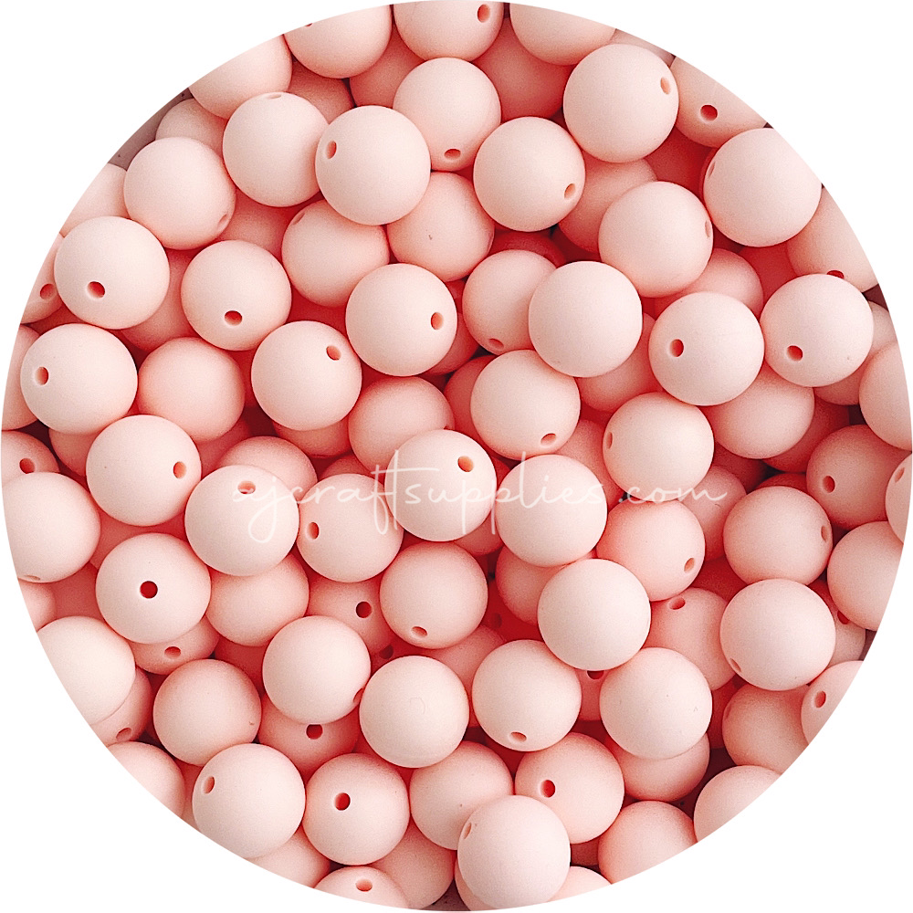 Apricot - 15mm round - 10 Beads