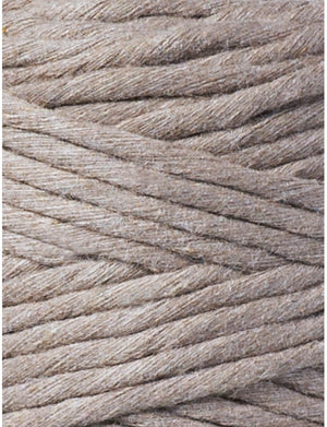 Bobbiny Single Twist Macrame Cord - 3mm - Coffee