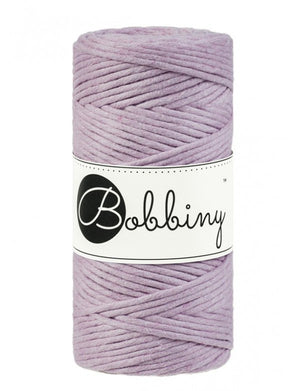 Bobbiny Single Twist Macrame Cord - 3mm - Dusty Pink
