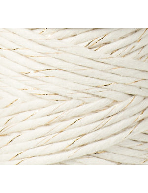 Bobbiny Single Twist Macrame Cord - 3mm - Golden Natural