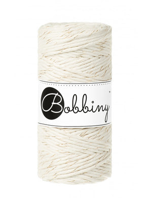 Bobbiny Single Twist Macrame Cord - 3mm - Golden Natural