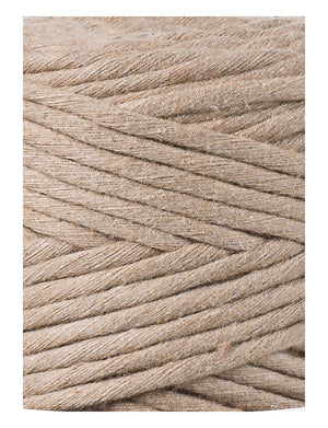Bobbiny Single Twist Macrame Cord - 3mm - Sand