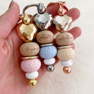 24mm Faceted Puffy Love Heart Acrylic Beads - CHOOSE YOUR COLOUR - 2 Beads