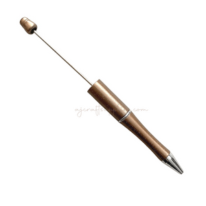 Beadable Pen Blanks - Sparkle Bronze - Each