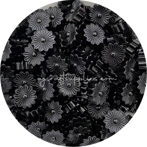 20mm Daisy Metal Beads - CHOOSE YOUR COLOUR - 2 beads