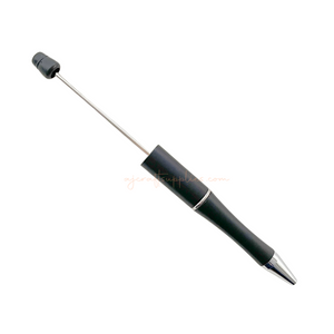 Beadable Pen Blanks - Brushed Black - Each