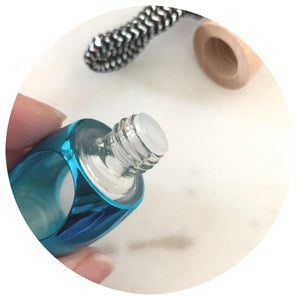 Hanging Bullet Diffuser Bottle - Blue - Each