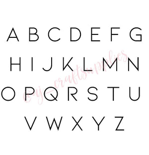 20mm round Beech Wooden Letter Beads - Choose Your Letters - Each