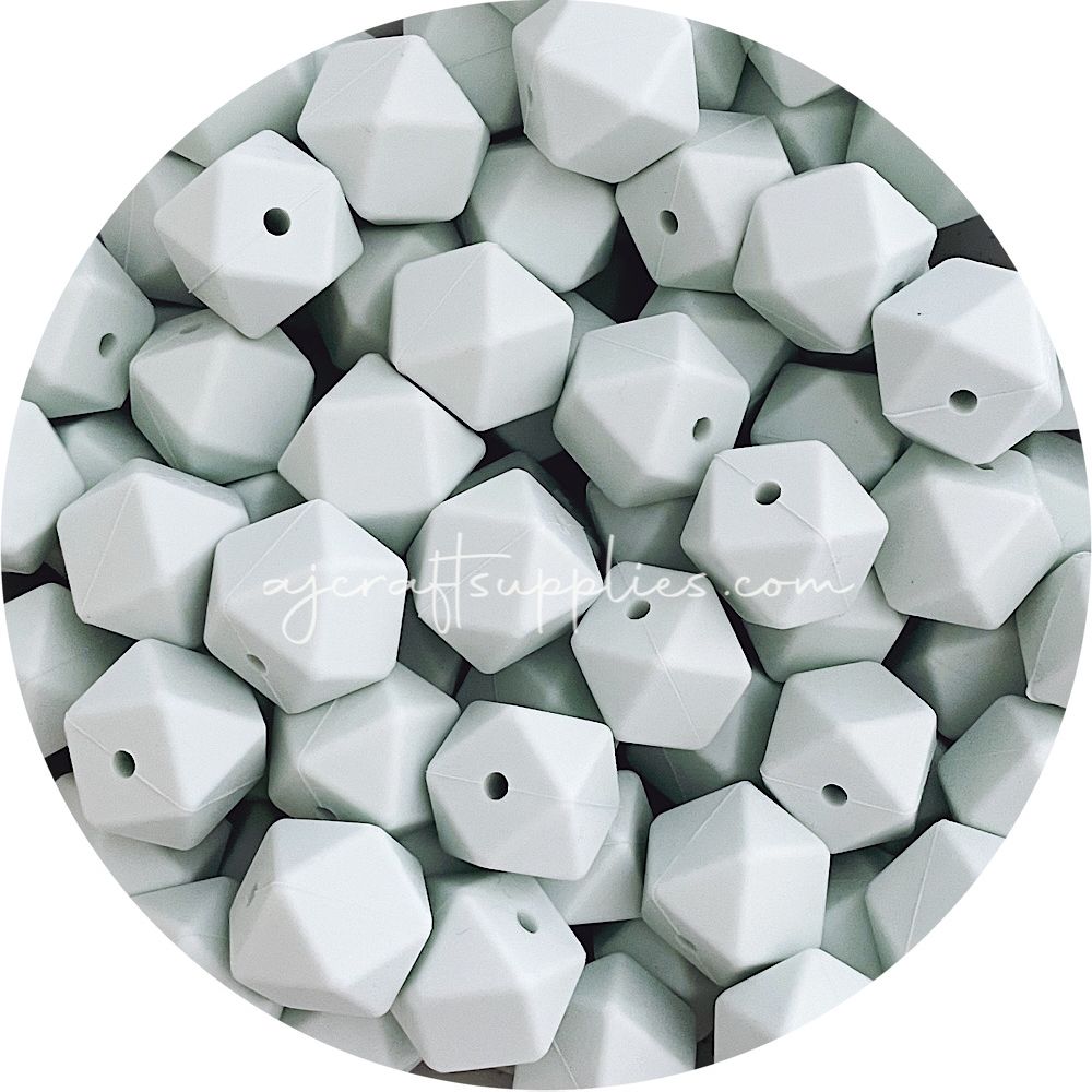 Seabreeze - 17mm Hexagon - 10 Beads