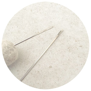Large Eye Crafting Needle Threader (2 sizes) - Stainless Steel - Each