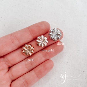 13mm Flower Acrylic Beads - CHOOSE YOUR COLOUR - 5 Beads