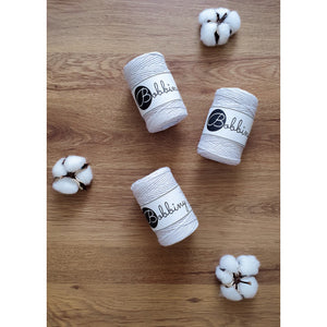 Bobbiny Baby Single Twist Macrame Cord - 1.5mm - Moonlight