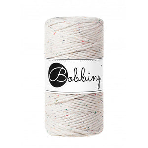 Bobbiny Single Twist Macrame Cord - 3mm - Rainbow Dust