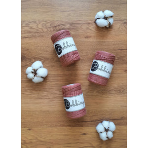 Bobbiny Baby Single Twist Macrame Cord - 1.5mm - Sunset