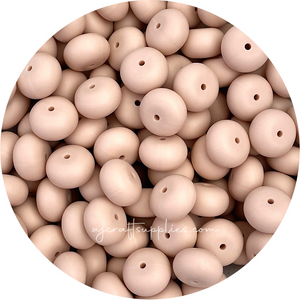 Porcelain - 19mm Abacus Silicone Beads - 5 Beads
