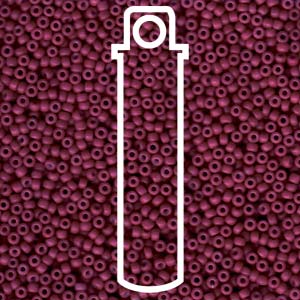 11/0 Miyuki® Round Seed Beads - Special Dyed Wine - 8.5g Tube