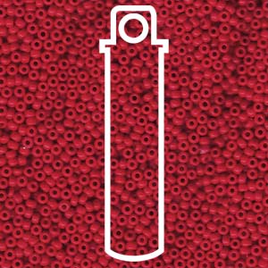 11/0 Miyuki® Round Seed Beads - Opaque Red - 8.5g Tube