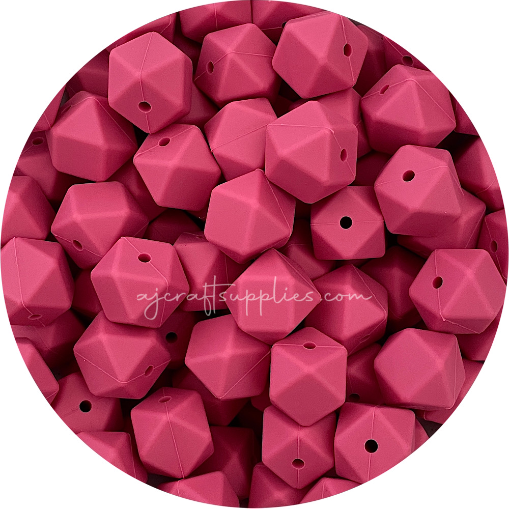 Raspberry 2.0 - 17mm Hexagon - 10 Beads