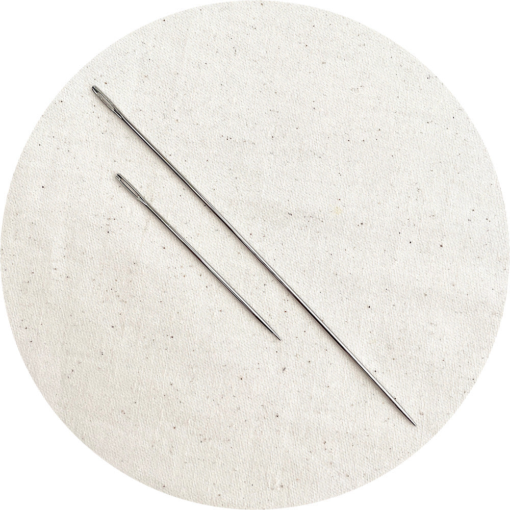 Large Eye Crafting Needle Threader (2 sizes) - Stainless Steel - Each