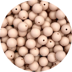 Porcelain - 15mm round - 10 Beads