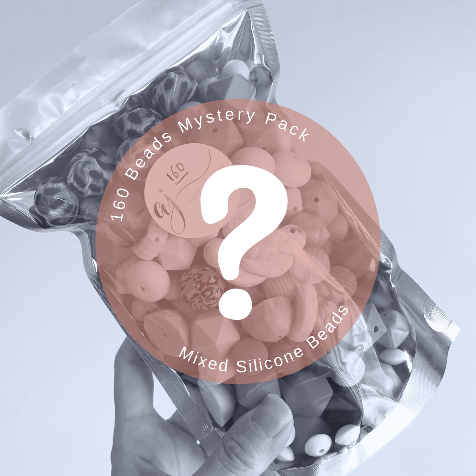 160 Beads - Silicone Beads Mystery Pack