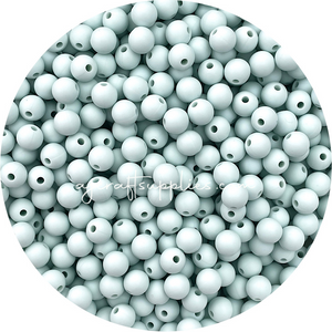 Seabreeze - 9mm Round Silicone Beads - 5 Beads