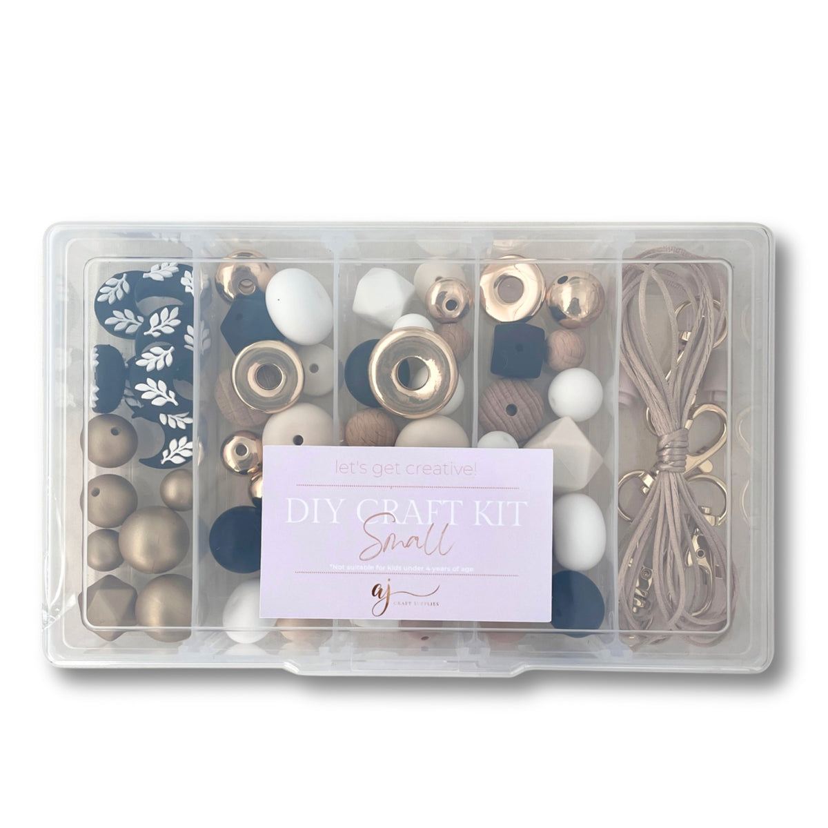 Small DIY Craft Kit - Black & Gold Luxe Moon