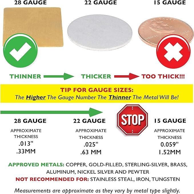 1.25mm Round Beadsmith Metal Hole Punch Pliers with Gauge Guard & Replacement Pin