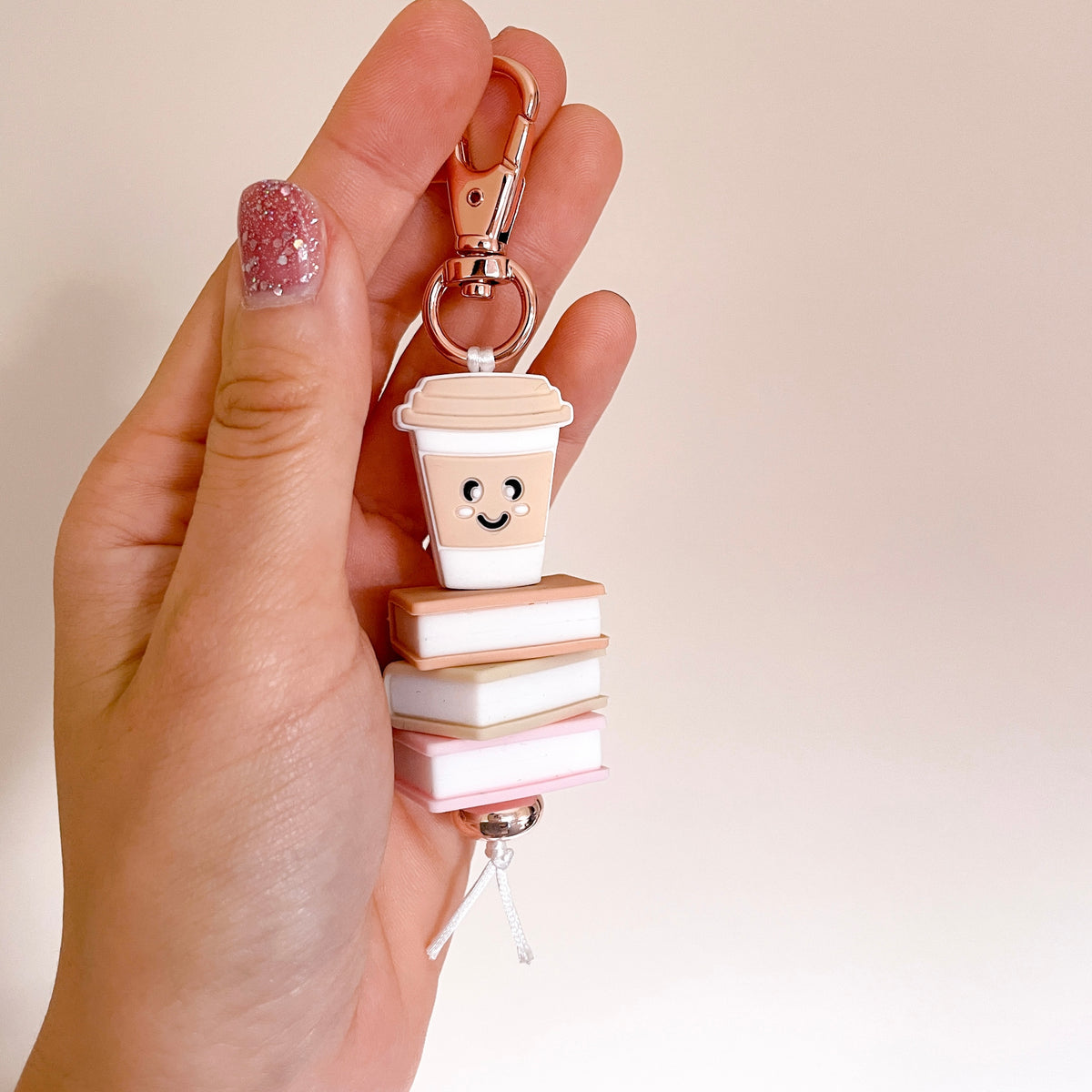 Book Silicone Focal Beads - CHOOSE YOUR COLOUR - 2 beads