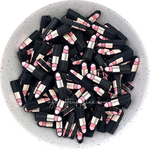 Lipstick (Makeup) Silicone Beads - 2 beads