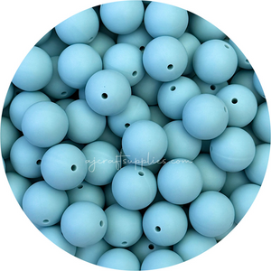 Seafoam - 19mm round - 5 Beads