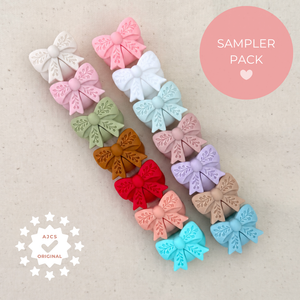 Bow Abacus Silicone Beads - Sampler Pack