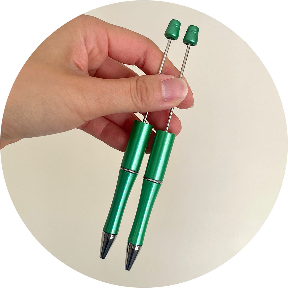 *CLEARANCE* Beadable Pen Blanks - Green - Each