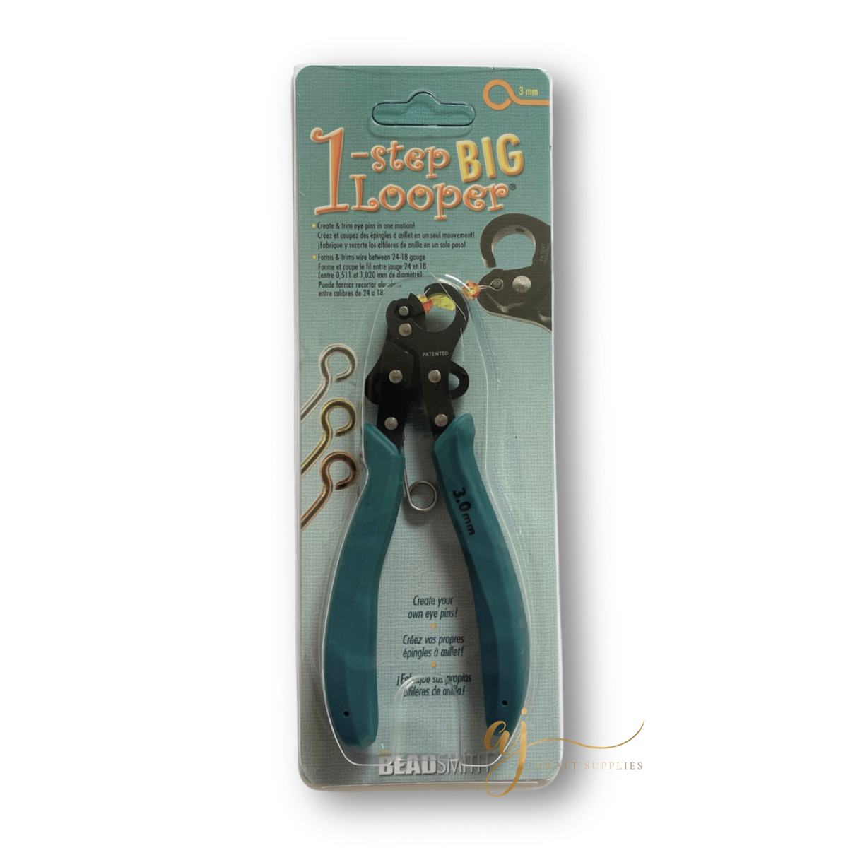 Beadsmith One Step Big Looper Pliers - 3mm Loops