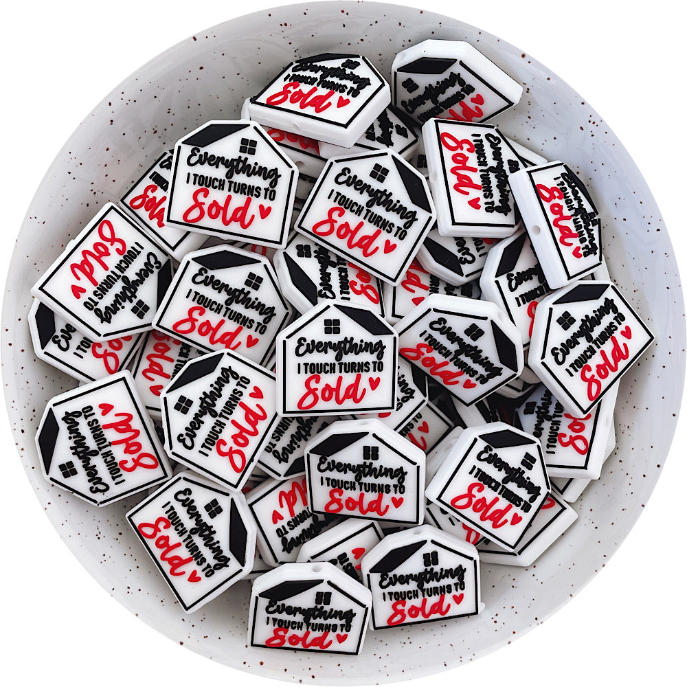 Sold Property Silicone Beads - 2 beads