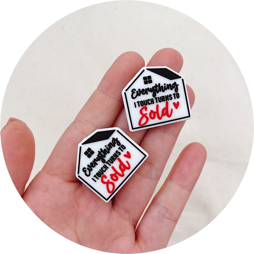 Sold Property Silicone Beads - 2 beads