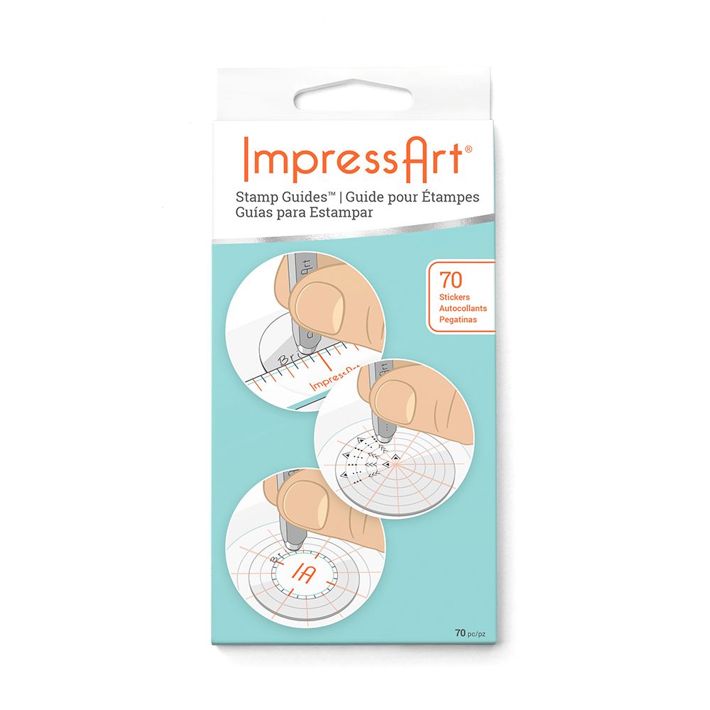 ImpressArt Stamp Sticker Guides - 1 Book