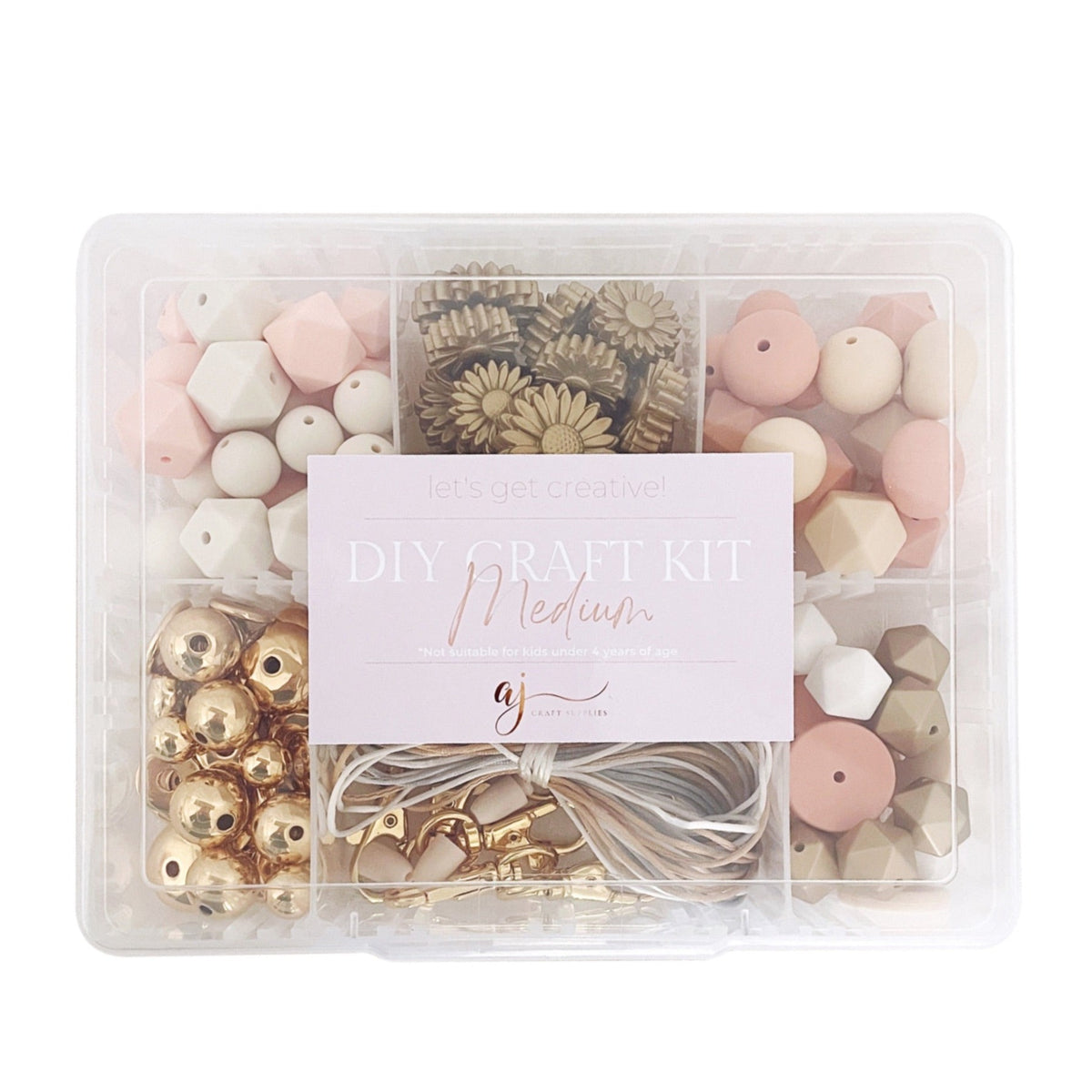 Medium DIY Craft Kit - Peaches, Cream & Gold
