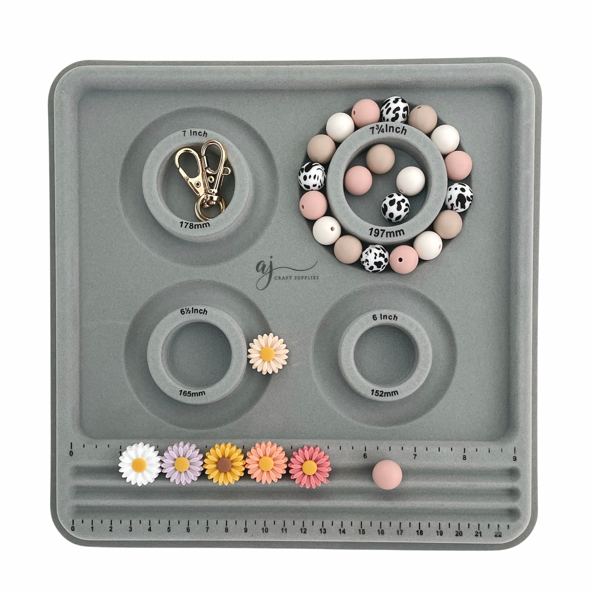 Beading Board Tray - Bracelet/Straight Form - Each