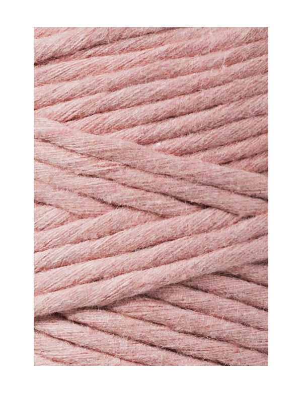 Bobbiny Single Twist Macrame Cord - 3mm - Blush