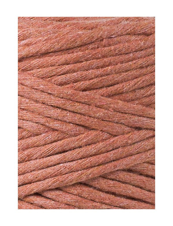 Bobbiny Single Twist Macrame Cord - 3mm - Terracotta