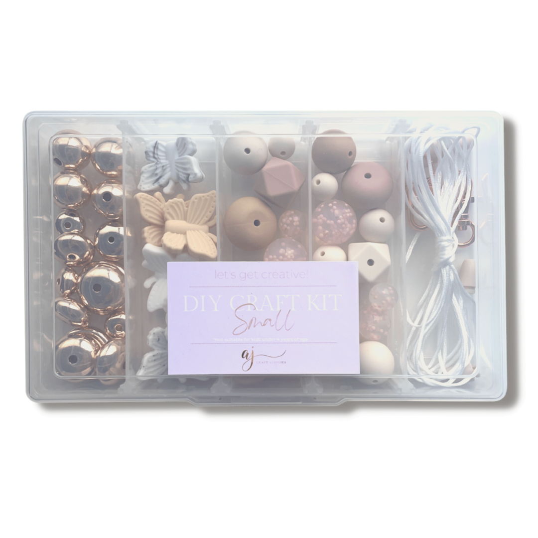 Small DIY Craft Kit - Butterfly Garden (Nude & Beige)