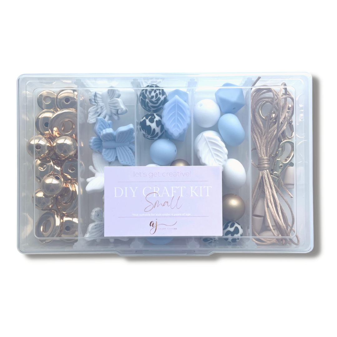 Small DIY Craft Kit - Butterfly Garden (Blue & Gold)