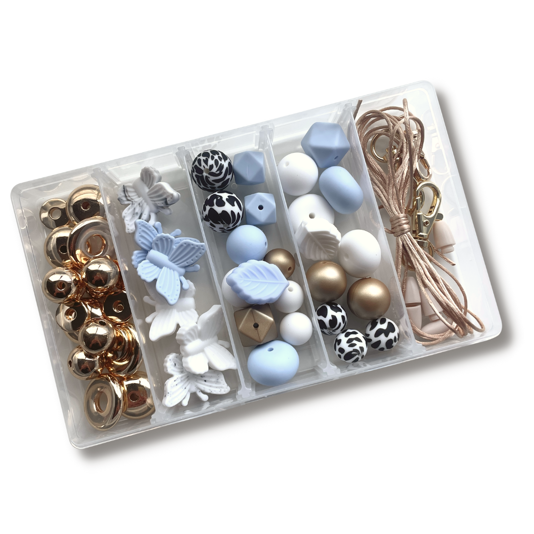 Small DIY Craft Kit - Butterfly Garden (Blue & Gold)