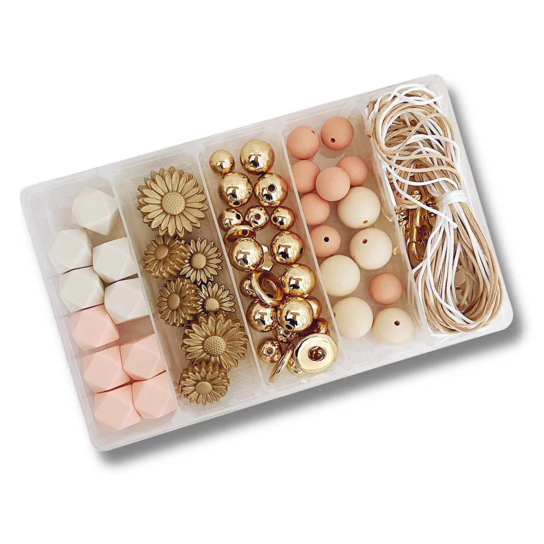 Small DIY Craft Kit - Peaches, Cream & Gold